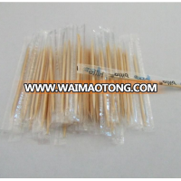 Hot sale healthy mini pocket bamboo toothpick with plastic packaging