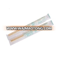 Individual Paper Wrapped bulk disposable bamboo small chopsticks