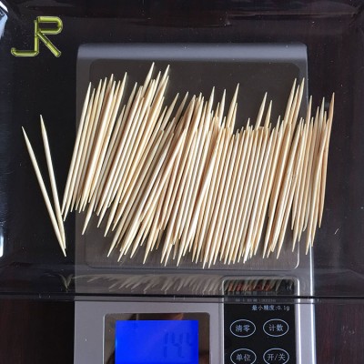 Customize packed double pointed bamboo toothpick price