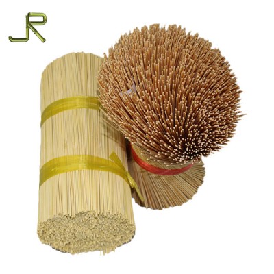 Low price eco- friendly 1.2~1.3mm round agarbatti bamboo bbq stick