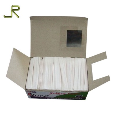 ISO9001 Individual Paper Wrapped natural mini bamboo toothpicks suppliers